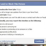 blocking annoying friends on facebook
