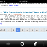 How to add numbered page navigation to mobilepress