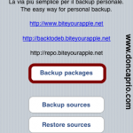 how to backup cydia packages
