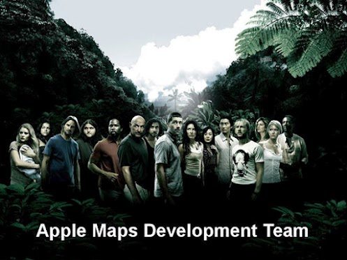 lost movie apple maps iPhone 5 meme