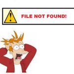 missing files