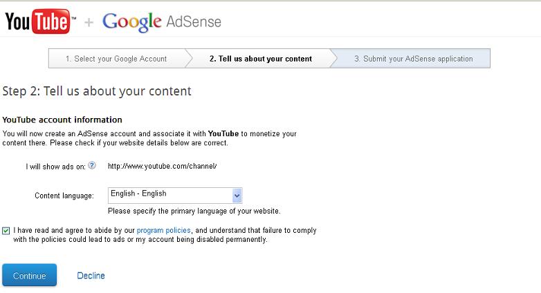 apply for adsense