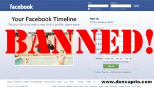 facebook ban account suspend disable