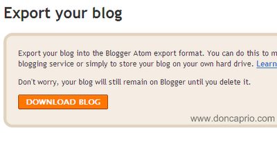 Import An Old Blog To A New One (For Blogspot)