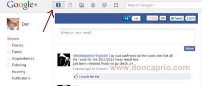 View Facebook Updates From Google Plus