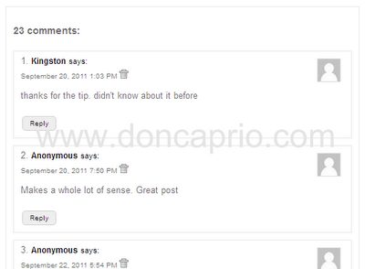How To Number Comments On Blogspot