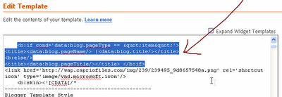 How To Change Blogger’s Post Title Format