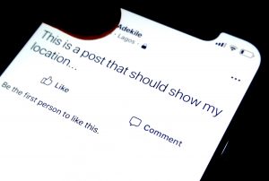 show location in facebook status