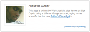 author bio widget for different authors on blogger / blogspot