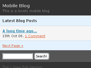 Change MobilePress Theme – Edit the Colors and Add a Logo
