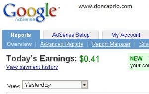low google adsense earnings