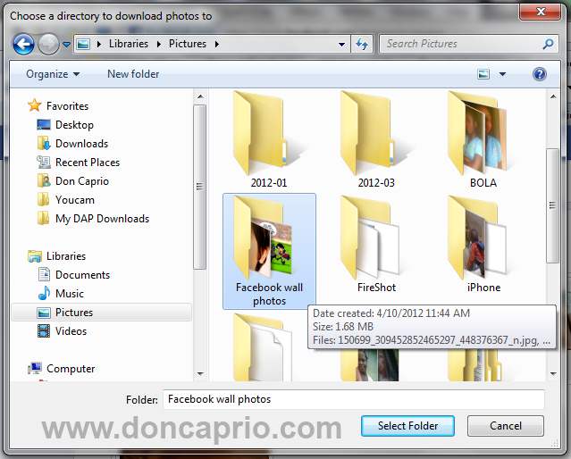 how to download your entire facebook photo albums
