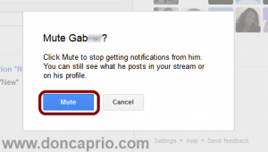 block google+ notifications