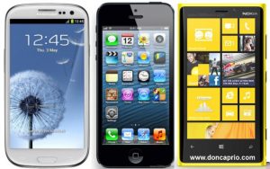 iphone 5 vs samsung galaxy s3 vs nokia lumnia 920