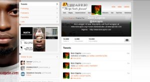 twitter header and background image