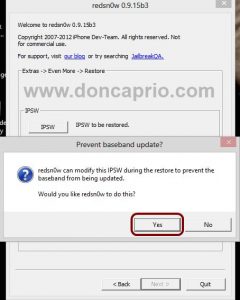 downgrade from iOS 6.0.1 with redsnow