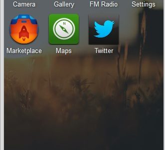 firefox oS menu