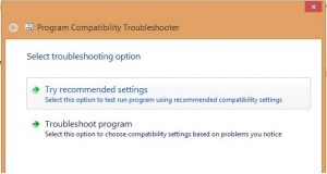 compatibilty mode in windows