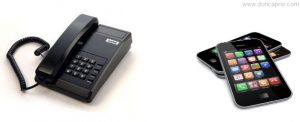 landlines vs mobile phones