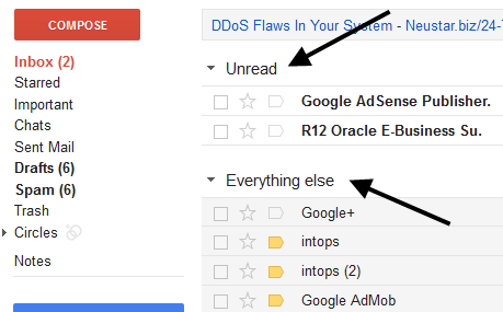Gmail messages