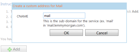 custom email for your domain