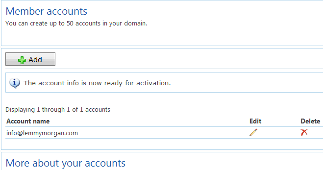 create users on live custom email