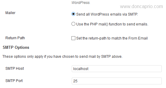 wp smtp mail