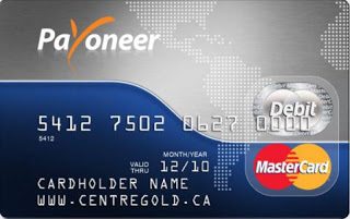 Payoneer Prepaid card