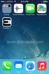 evasi0n icon on springboard