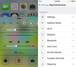 flip control center