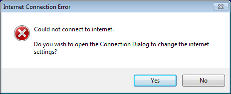 internet connection error