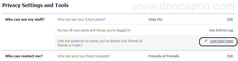 limit old posts