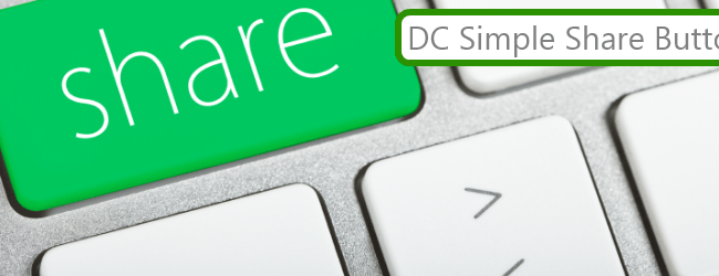 DC Simple Share buttons
