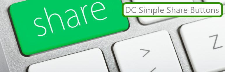 DC Simple Share Buttons: Lightweight Social Sharing Worpress Plugin