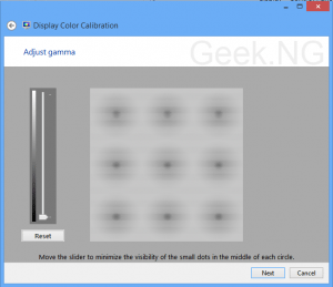 gamma settings