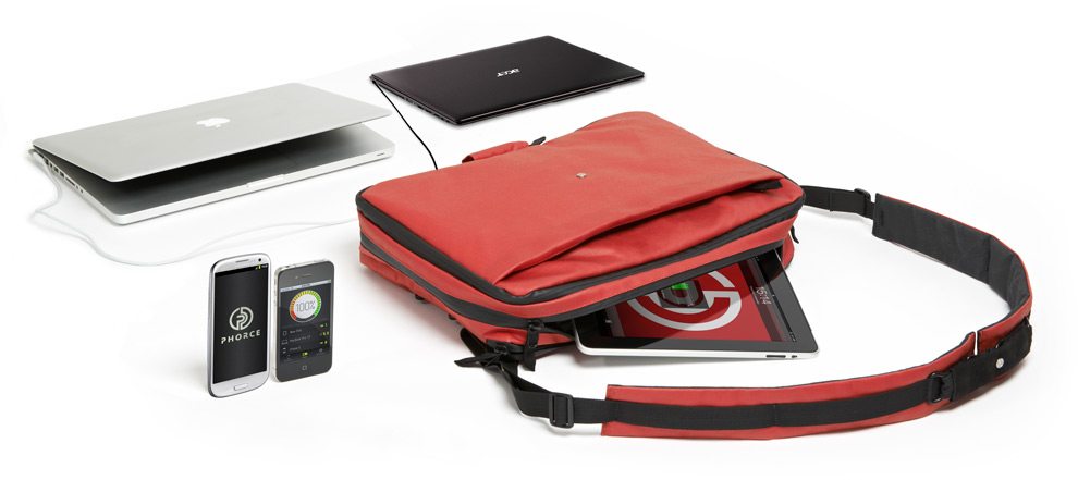 Smart Bags: Charge Your Smartphone, Tablet or Notebook on the Go