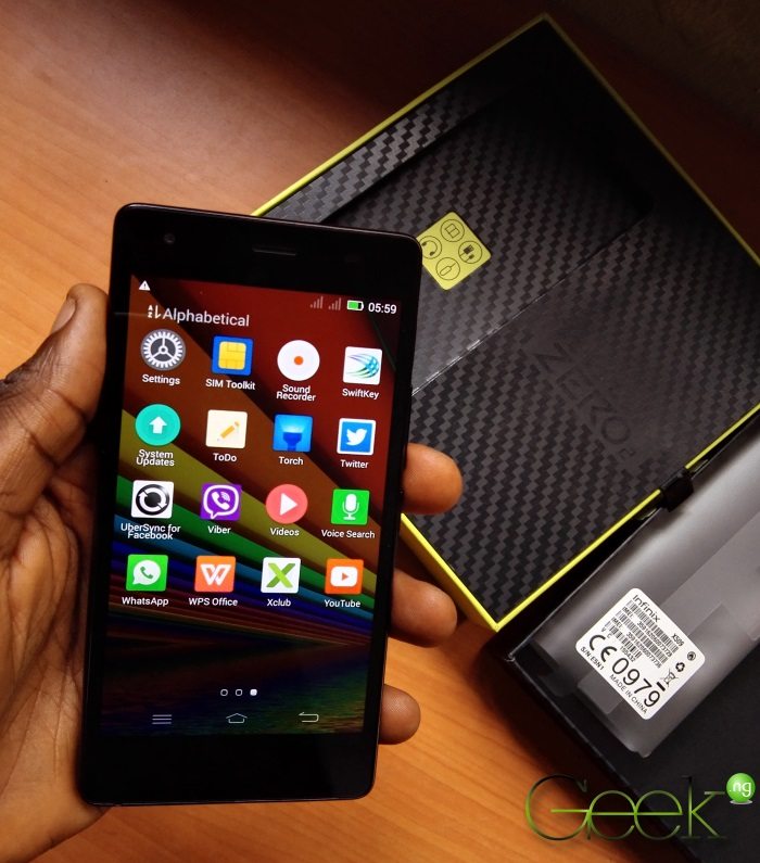 Infinix Zero 2 display