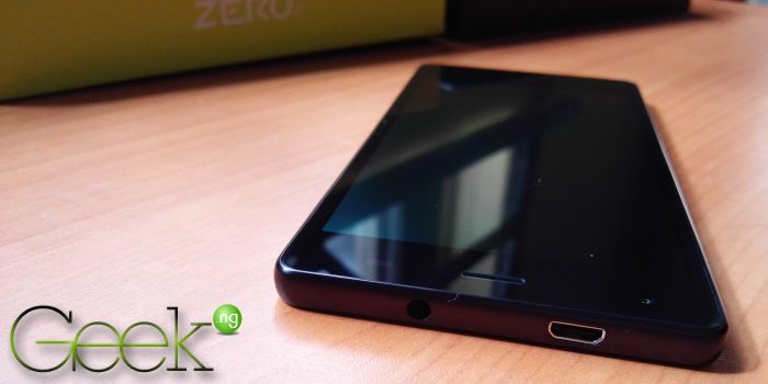 Infinix Zero 2 - top view
