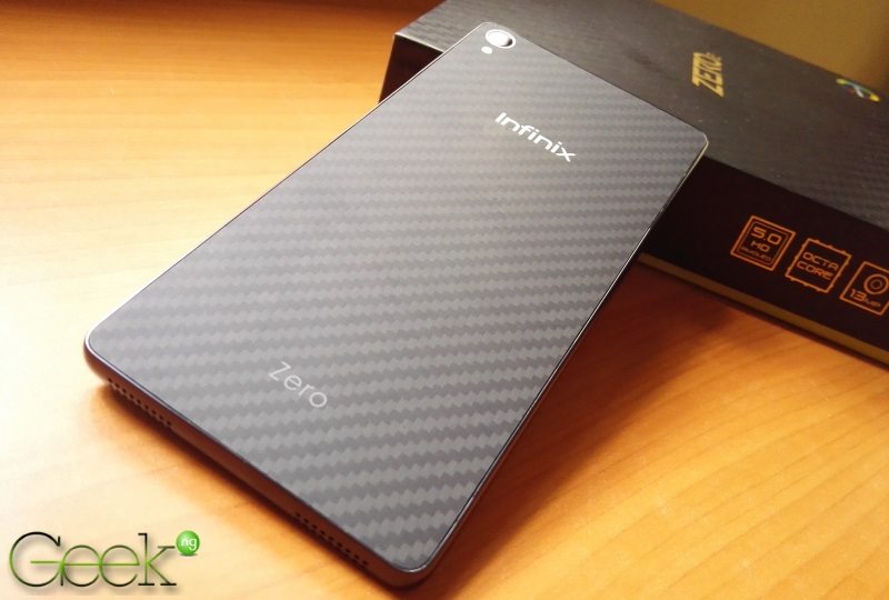 Kevlar back cover on Infinix Zero 2