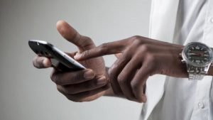 smartphone user