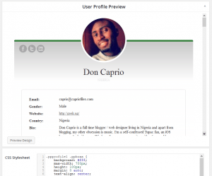 Edited Smiley profile theme