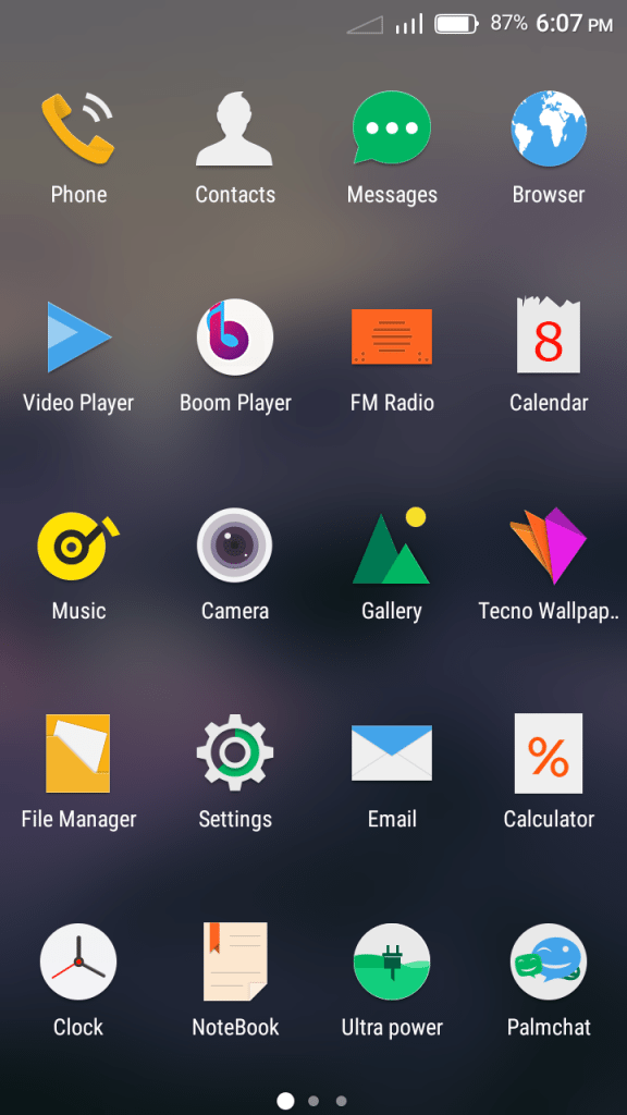 App drawer