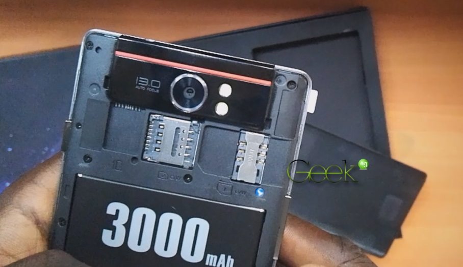 Tecno Camon C8 with removeable back cover & sealed in battery
