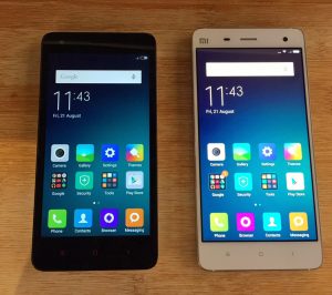 Xiaomi Red Mi2 and M4