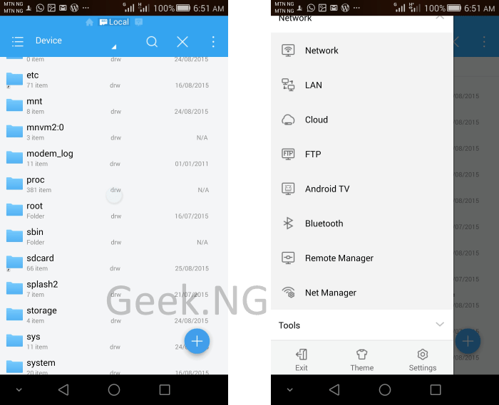es file explorer