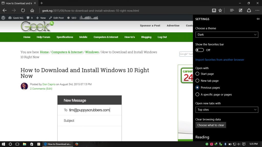 microsoft edge