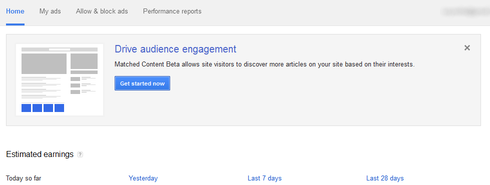 adsense matched content