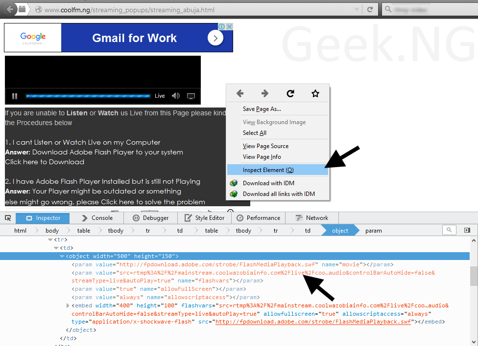 firefox inspect element feature