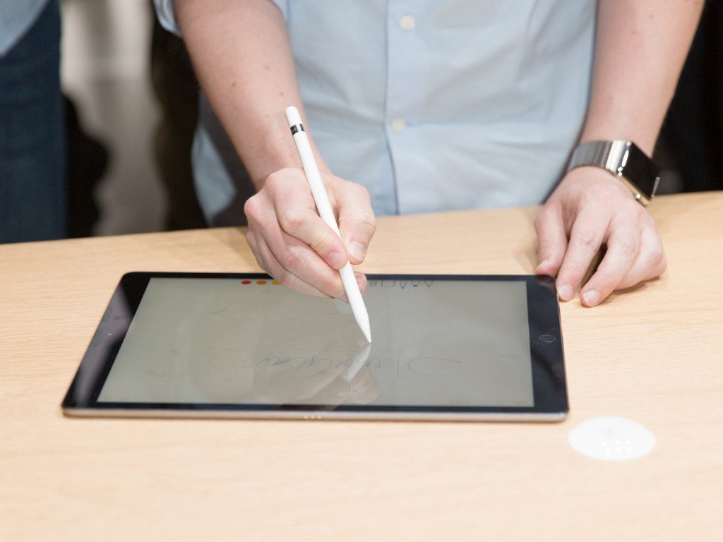 iPad Pro with stylus