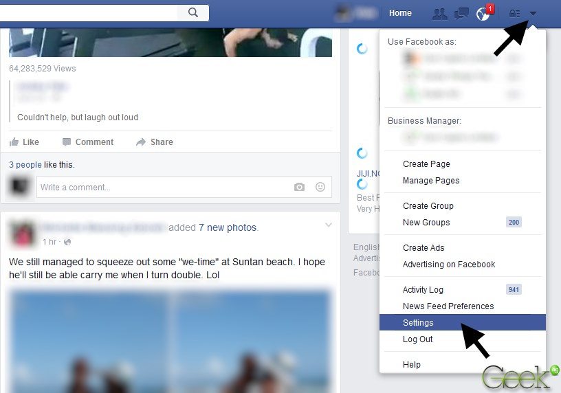 Facebook Settings